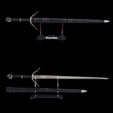 SWAZ-1002 Swordier “Witcher 3” Inspired Longsword – Battle Ready, Sharpened, Premium Leather Wrap
